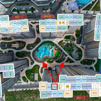 Bán Gấp!! Căn 2Pn+, Hướng Đông Nam, Tầng Thấp View Hồ Bơi, Công Viên Khủng Long Giá Siêu Rẻ 3Tỷ3