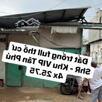 Đất Trống Tiện Xây Mới, Đường Xe Tải Thông, Khu Vip Tân Phú, 103 M2, Chỉ 7.5 Tỷ