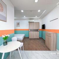 Cho thuê căn hộ studio full nội thất, hầm xe, thang máy, bảo vệ gần công trường dân chủ