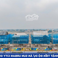 Qũy Căn Liền Kề Ck 15% Dự Án Sun Urban City, Quý 4/2025 Nhận Nhà, 3 Bước Ra Quảng Trường Nhạc Nước.