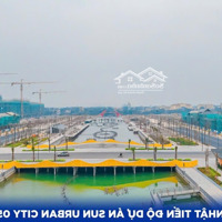 Qũy Căn Liền Kề Ck 15% Dự Án Sun Urban City, Quý 4/2025 Nhận Nhà, 3 Bước Ra Quảng Trường Nhạc Nước.