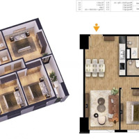 Suất Ngoại Giao Độc Quyền Chiết Khấu Cao Căn Góc 3 Ngủ Hướng Nam Tầng Đẹp Dự Án Bluegem Tower