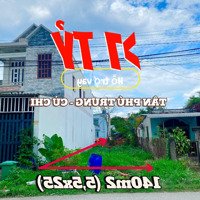 Bán Đất Tân Phú Trung, 140M2 (5,5X25)