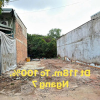 Bán Gấp Đất Nền 118,5M2 Tại Nội Hóa, Bình An, Dĩ An, Bình Dương, Giá Bán 3,8 Tỷ