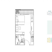Bán Căn Hộ Studio , View Đảo , Ban Công Đông Nam - Chung Cư Sky Oasis Ecopark - Giá Bán 1 Tỷ 8*****