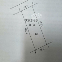 Chỉ Nhỉnh 5 T.ỷ Có Đất Phố Trạm Ngay Gần Cầu Vĩnh Tuy Sang Phố Rất Nhanh, Sát Ngay Aeon 40,8M2