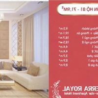 Cần Bán Căn Hộ Terra Royal, Góc Nkkn - Lý Chính Thắng, Q3, Căn 71M2, 2 Phòng Ngủ Đang Cho Thuê 20 Triệu/Tháng