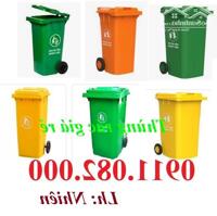 Sản phẩm thùng rác giá rẻ- thùng rác 120 lít 240 lít 660 lít giá sỉ tại miền tây- lh 0911082000