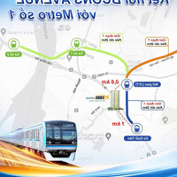 Với 36 Triệu/M2 Sở Hữu Căn Hộ Sổ Hồng Mặt Tiền Xa Lộ Hà Nội Kế Bên Ga Metro Bến Thành.