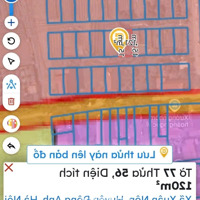 Chính Chủ Cần Bán Lô Đất Dãn Dân 2 Mặt Đường Tại Xuân Nộndiện Tích120M2Mặt Tiền8M