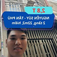 Bán Nhà Nguyễn Súy, Tân Phú - Nhỉnh 2 Tỷ, 2 Tầng 2 Phòng Ngủ 22M2 Gấp.