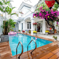 Cho Thuê Biệt Thự Nguyễn Lữ Khu Nam Việt Á 270M2 4 Phòng Ngủcó Hồ Bơi
