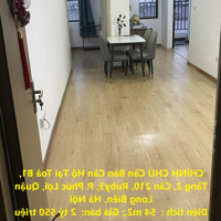 Chính Chủ Cần Bán Căn Hộ Tại Toà B1, Tầng 2, Căn 210, Ruby3, P. Phúc Lợi, Quận Long Biên, Hà Nội