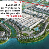Chủ Gửi Độc Quyền Nhà Phố 126M2 T11-07 Khu Manhattan Glory - Vinhomes Grand Park Quận 9