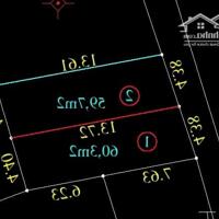 HÀNG FO – KHU PHỐ DOÃN THƯỢNG, PHƯỜNG XUÂN LÂM, 59.7M2 VÀ 60.3M2 – GIÁ ĐẦU TƯ
