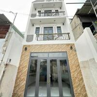 Nhà mới xây 1 trệt 2 lầu diện tích khủng ngang 4,5m đường 5m ngay metro q12