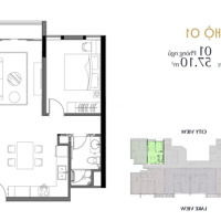 Cần Nhượng Lại Căn Hộ Studio 55,96M - 1 Phòng Ngủnhà Mới Từ Bàn Giao Cđt Tại Quận Ba Đình