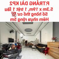 BÁN NHÀ ĐẤT TRẢNG DÀI KP2, 1 TRỆT 1 LẦU, SỔ HỒNG THỔ CƯ ĐƯỜNG NHỰA 6m