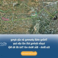 Mở Bán Giá Gốc Cđt. Đón Sóng Cao Tốc Sân Bay Gia Bình- Hà Nội Và Nhà Ga Metro Chạy Qua Kđt Vsip.