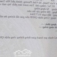 Bán Đất Tại Thôn Vĩnh Thành, Xã Vĩnh Phương, 1,1 Tỷ - 93,4 M2
