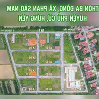 Chủ Cần Tiền Bán Gấp Duy Nhất 1 Lô Đấu Giá Tại Xã Phan Sào Nam, Huyện Phù Cừ, Tỉnh Hưng Yên. Sẵn Sổ