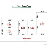 80,3M2 .Mặt Tiền5M02, Hậu 6M56. Xóm Đống, Thôn Gà Cổ Loa, Đông Anh,Hà Nội.