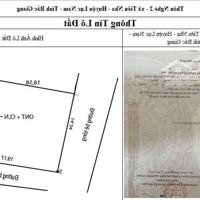 Bán 275M2 Đất Thổ Cư Phân Lô Ô Tô Tránh Thôn Nghè Tiên Nha Lục Nam Bắc Giang 0982188151