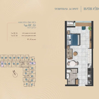 Bán Căn Hộ 1 Phòng Ngủ 1 Vệ Sinhtại The Gió Riverside, 1,7 Tỷ, 41M2, Bình Thắng, Dĩ An, Bình Dương