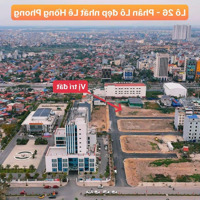 Bán Lô Đất Biệt Thự 248 M Ngang 14 Lô 26 Lê Hồng Phong Ngô Quyền Hp