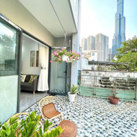 Ch Full Nội Thất Trống Lại 1 Phòng Ngủbalcony Rộng 50M2 Gần Ga Tân Cảng, Pearl Plaza