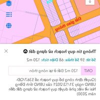 Cần Bán Lô Đất Nền Dự Án Thành Hưng 120M2 Đã Có Sổ Hồng Riêng Giá Tốt, Bán Nhanh Trong Tuần