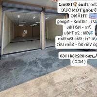 Cho Thuê Nhà 180m2 Mặt Tiền TÔN ĐỨC THẮNG