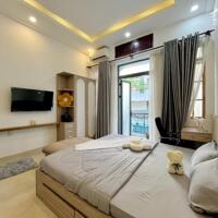 Căn hộ Studio ban công , Full nội thất máy giặt riêng gần công viên Hoàng Văn Thụ