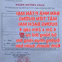 BÁN NHÀ ĐẤT TÂN MAI MẶT TIỀN DƯƠNG BẠCH MAI, ĐƯỜNG RỘNG 8m BUÔN BÁN