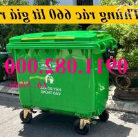 Tư vấn báo giá thùng rác giá rẻ tại vĩnh long- thùng rác 120L 240L 660L giá sỉ- lh 0911082000