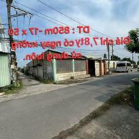 Kho xưởng 2 mặt tiền đường số 88-Tân Phú Trung-Củ Chi.Dt 17x50~850m2~7,8ty