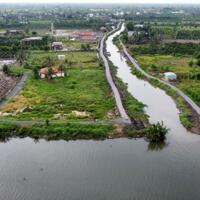 nền thổ cư mặt tiền sông vàm cỏ đông ngay waterpoint nam long