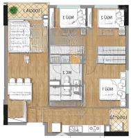 Chỉ 4,1 Tỷ Sở Hữu Căn Góc 3 Ngủ Full Nội Thất Cao Cấp, Tầng Cao, Sẵn Sổ, Trung Tâm Việt Hưng, Lb