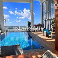Diamond Island bán căn hộ Sky Villa hồ bơi sân vườn, 563m2, 2 tầng, 4PN, full nt
