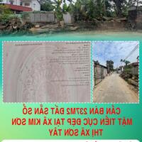 CẦN BÁN 237M2 ĐẤT SẴN SỔ MẶT TIỀN CỰC ĐẸP TẠI XÃ KIM SƠN-THỊ XÃ SƠN TÂY