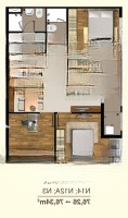 Bán Căn Hộ Chung Cư 3 Phòng Ngủ 2 Vệ Sinh 76,26M2 Tại Sài Gòn Mia, Bình Chánh, 3,85 Tỷ, Hot