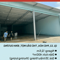 Cho thuê mặt bằng mặt tiền Quốc Lộ 13, Thủ Dầu Một, Bình Dương – 400m², Giá 35 Triệu