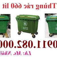 Ở Cần thơ chuyên bán thùng rác giá rẻ? thùng rác 120 lít 240 lít 660 lít giá sỉ- lh 0911.082.000