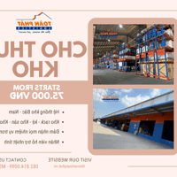 CHO THUÊ KHO - DOANH NGHIỆP DỮ TRỮ HÀNG HÓA MÙA 30/4-1/5 DĨ AN, KCN SÓNG THẦN 1, LÁI THIÊU, THUẬN AN