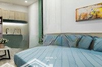 Cho Thuê Căn Hộ Cao Cấp 1 Phòng Ngủ 1 Vệ Sinhcó Ban Công Nội Thất Tone Xanh Đẹp Mắt Gần Ngã Tư Phú Nhuận