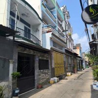 Nhà 1 trệt 1 lửng 4mx17m đường 5m trần thị hè q12