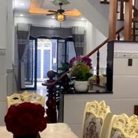 Nhà đẹp mới 1 trệt 1 lầu 1 tum sân thượng đường 5m hiệp thành 07 q12