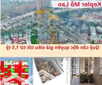 Bán Cc Tháp Đôi Kepler Land, 3,5 Tỷ, 45 M2, 1 Phòng Ngủ 1 Vệ Sinh Đông Bắc