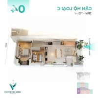 Qũy Căn 3 Phòng Ngủ Còn 1 Căn Duy Nhất - View Trực Diện Sông Hàn