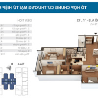 Bán Căn góc 125m² Tứ Hiệp Plaza, 3PN rộng rãi – tầng cao thoáng sáng, đủ tiện ích